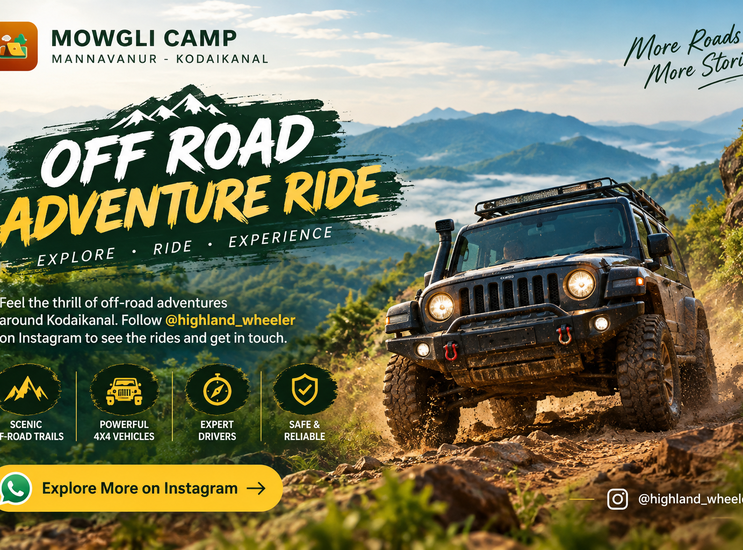 Off Road Adventure Ride around Kodaikanal